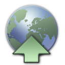 An image of a globe to demonstrate the universal terms of licensing for the JavaScript diagram library.