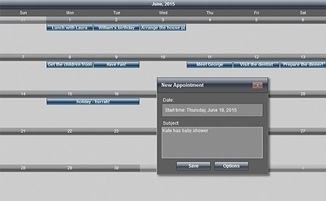 Scheduler for ASP.NET Control: Business Objects