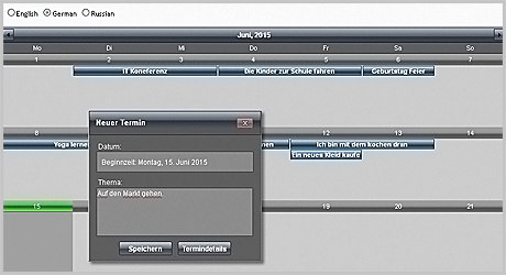 Calendar for WebForms Component: Localization