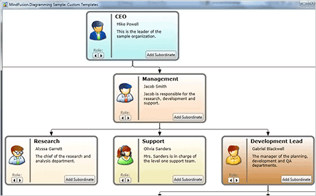 WPF Diagram Control: Custom Templates