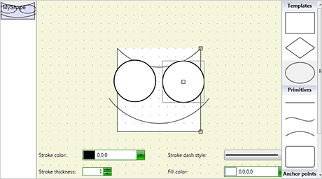 Wpf Diagram Control: Shape Designer