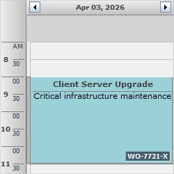 Custom event template with specific data in the Java Swing Scheduler