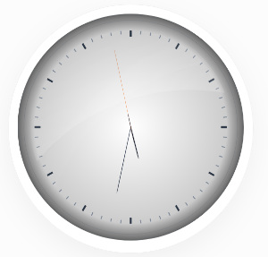 Clock Gauge in JavaScript