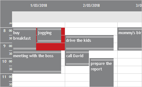 Biblioteca JavaScript Programación: Horarios