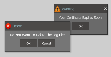 Confirmación de JavaScript, información y cuadros de diálogo de inputs