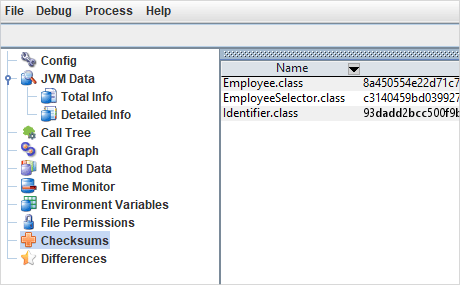 Calculate File Check Sums : Java Profiler