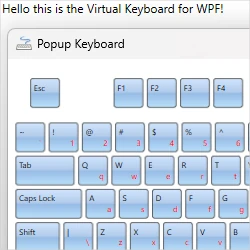 The Virtual Keyboard for WPF