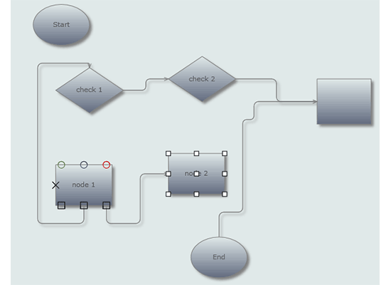 JS Flowchart: Anchor Patterns