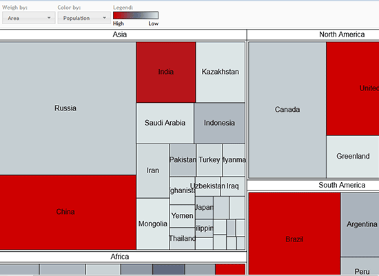 JS Diagram Component: TreeMap Layout Algorithm